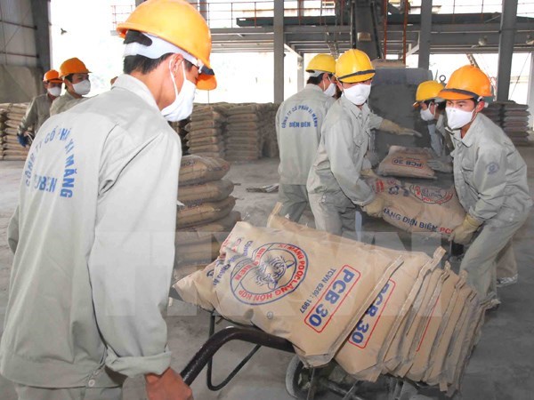 越南碧山水泥公司日均产量达9200吨 hinh anh 1