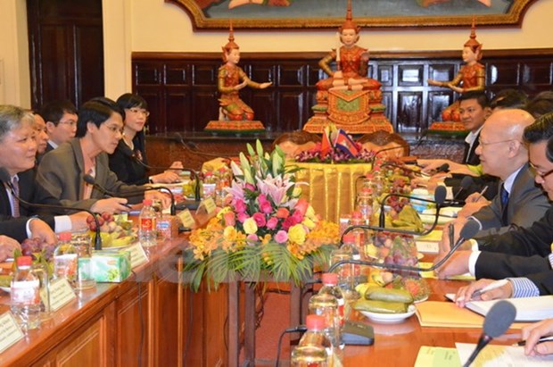 越柬两国司法部签署2016年合作计划 hinh anh 1