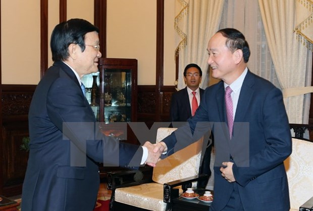 国家主席张晋创希望三星集团协助促进越南配套工业发展 hinh anh 1