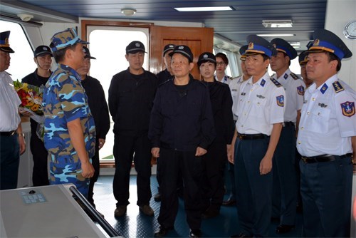 越中两国海警为维护北部湾海域和平加强合作 hinh anh 1