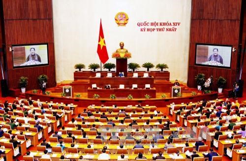 越南第十四届国会第一次会议发表第一号公报 hinh anh 1
