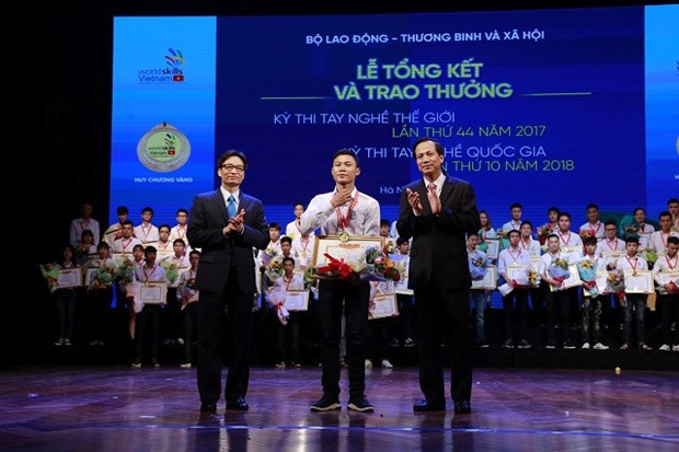 第10届全国技能大赛总结颁奖仪式在河内举行 hinh anh 1