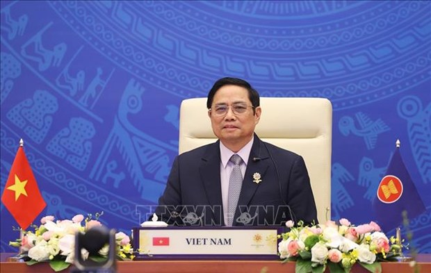 越南政府总理范明政提议加强东盟与美国关系 hinh anh 1