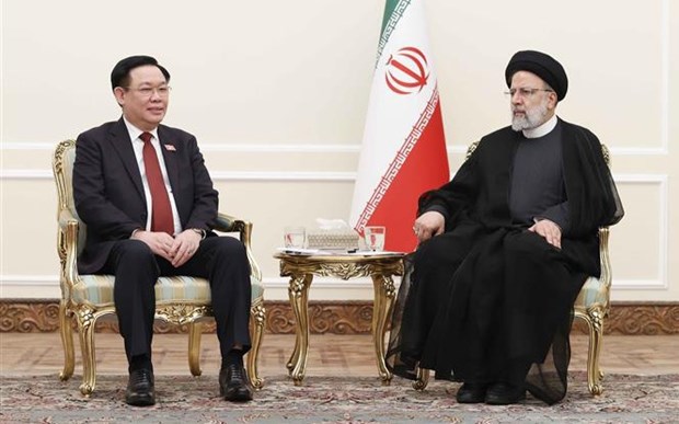 越南国会主席王廷惠会见伊朗总统易卜拉欣·莱希 hinh anh 1