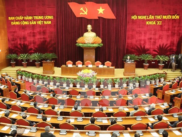 越共第十一届中央委员会第十四次全体会议闭幕 hinh anh 1