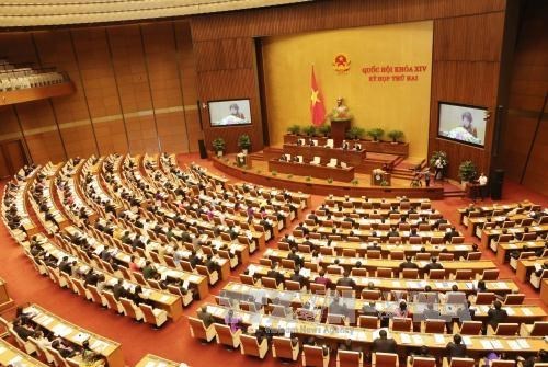 越南第十四届国会第二次会议发表第一号新闻公报 hinh anh 1