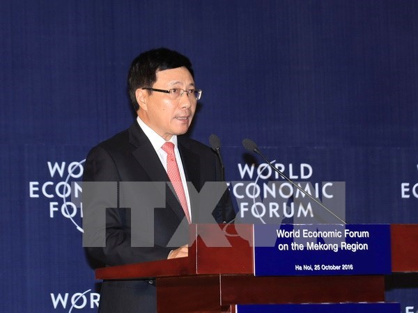 阮春福总理出席2016年世界经济论坛湄公河会议 hinh anh 2