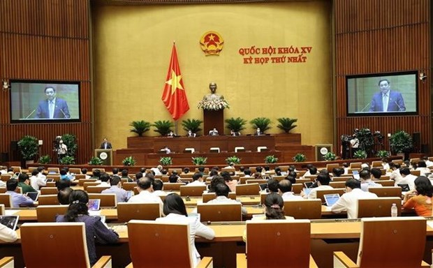 越南第十五届国会第一次会议：任期2021~2026年越南政府组织机构包括18个部委和4个部级机构 hinh anh 1