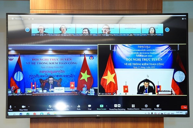 越南与老挝分享公共审计系统的经验 hinh anh 1