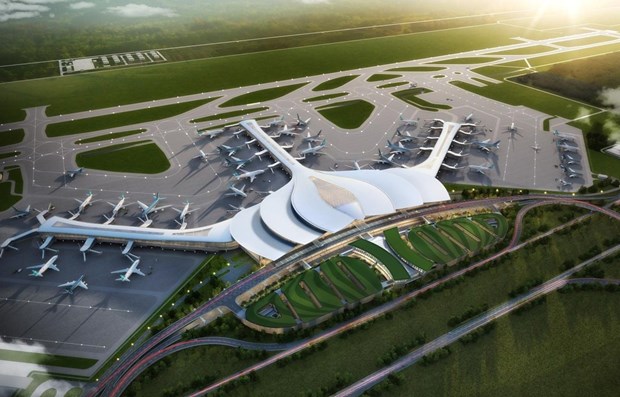 龙城机场一期工程将于2025年第一季度末竣工 hinh anh 1