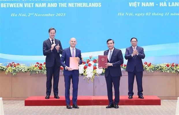 越南政府总理范明政与荷兰首相马克·吕特举行会谈 hinh anh 3