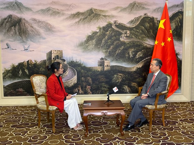 中国驻越大使熊波：中越各领域务实合作一定会进一步提质、升级、加速 hinh anh 2
