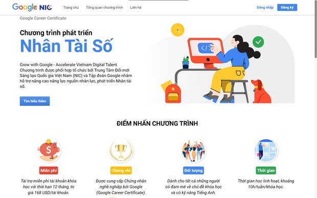谷歌协助越南培训数字人才 推进数字化转型 hinh anh 2