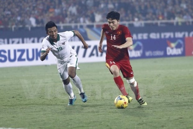 2016年东南亚男足锦标赛半决赛: 印尼队以两回合4比3的总比分击败越南队 hinh anh 1