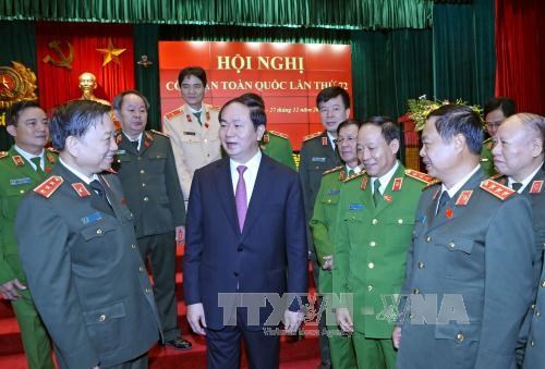 陈大光主席：公安力量须依靠人民并争取人民群众的支持 hinh anh 1