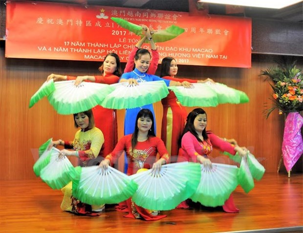 澳门越南同乡友好联合会成立4周年庆祝活动在澳门举行 hinh anh 1