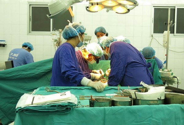 越德医院成功将脑死亡患者的器官移植入受捐者体内 hinh anh 1