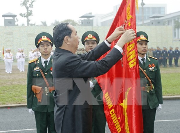 国家主席陈大光出席特工兵种成立50周年纪念仪式 hinh anh 1
