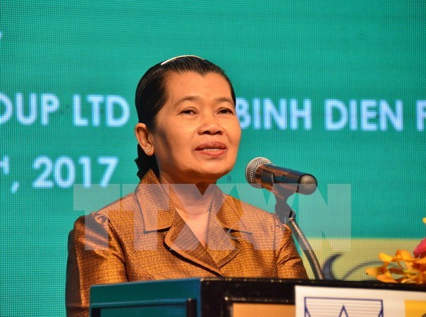 柬埔寨副首相梅森安：越企对柬埔寨农业可持续发展事业作出积极贡献 hinh anh 1