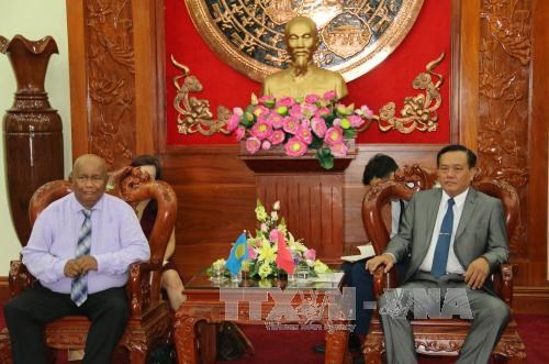 越南前江省与帕劳共和国签署水产领域合作协议 hinh anh 2