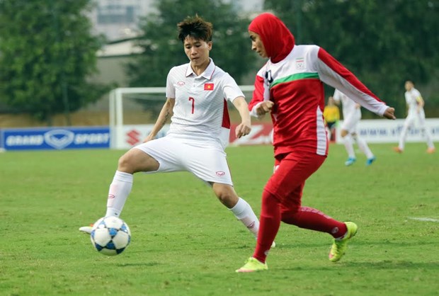 越南女足6-1横扫伊朗 继续稳坐头把交椅 hinh anh 1