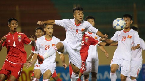 2017年U19国际足球锦标赛：越南U19队险胜缅甸U19队 hinh anh 1