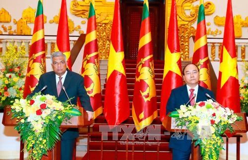 越南政府总理阮春福与斯里兰卡总理拉尼尔·维克勒马辛哈举行会谈 hinh anh 5