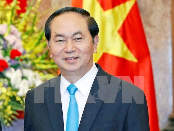 越南国家主席陈大光即将对中国进行国事访问 hinh anh 1