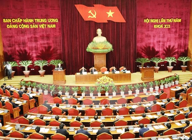 越共第十二届中央委员会第五次全体会议今日开幕 hinh anh 1