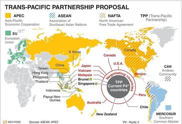 2017年APEC会议：《跨太平洋伙伴关系协定》部长级声明强调可能扩大成员范围 hinh anh 1