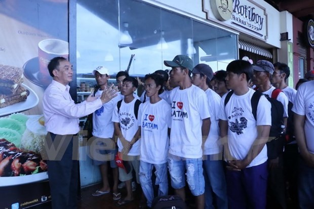 印尼释放100名越南渔民回国 hinh anh 1