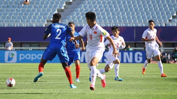2017韩国U20世界杯：法国队以4比0击败越南队 hinh anh 1