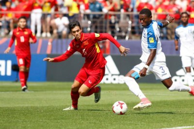 2017年韩国U20世界杯：越南0-2负于洪都拉斯被淘汰出局 hinh anh 1