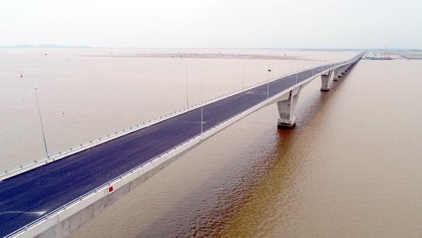 越南最长的跨海大桥将于今年9月投入使用 hinh anh 1