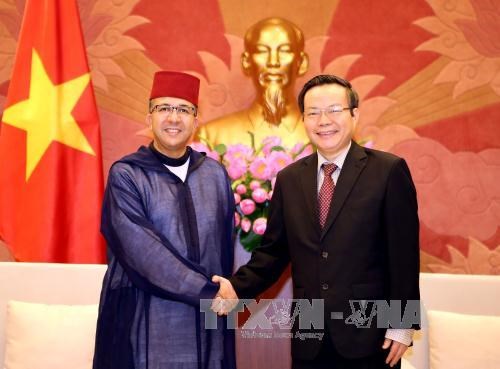 越南国会副主席冯国显会见摩洛哥驻越南大使阿兹丁·法赫尼 hinh anh 1