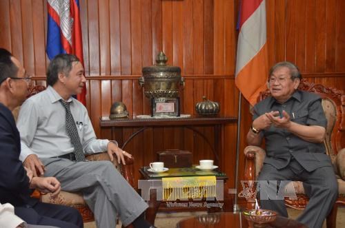 柬埔寨信息部长会见越南新闻媒体机构代表 hinh anh 1