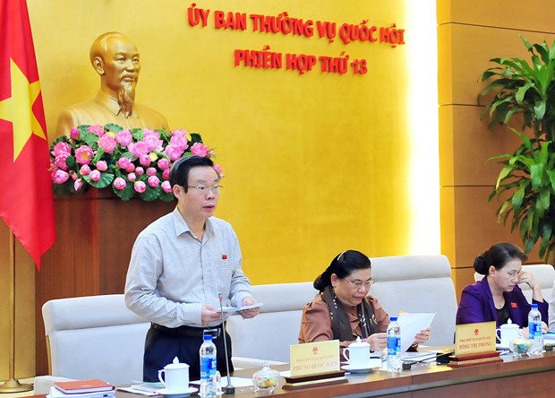 越南第十四届国会常委会第十三次会议对两部法律草案提出意见 hinh anh 1