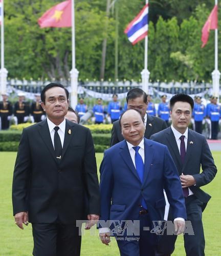 越泰发表联合声明 加强两国战略伙伴关系 hinh anh 1
