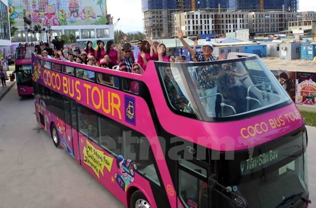 岘港市双层旅游观光巴士路线正式开通 hinh anh 2