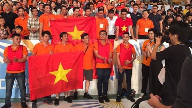 2017年亚太大学生机器人大赛：越南第6次夺冠 hinh anh 1