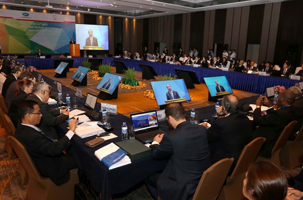 第24次亚太经合组织中小型企业部长会议：支持越南有关促进APEC创业的倡议 hinh anh 1