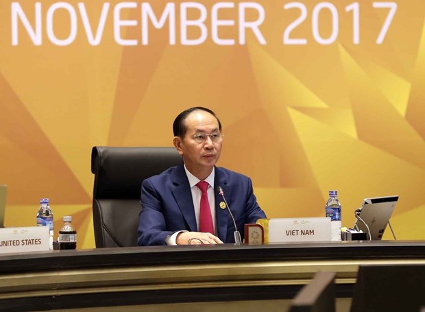 越南国家主席主持APEC第25次领导人会议 hinh anh 1