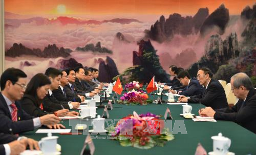 越南国会高级代表团对中国进行正式访问 hinh anh 2