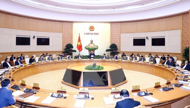 越南政府确定2018年的主题为“自律、廉政、行动、创新、有效” hinh anh 1