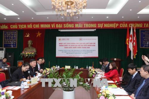 越南红十字会加强与中国红十字会的合作 hinh anh 1