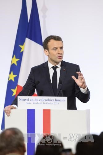 法国总统马克龙：法国主张扩大同越南等亚太地区国家的关系 hinh anh 1