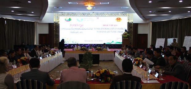 广治省与老挝沙湾拿吉省加强贸易合作 hinh anh 1