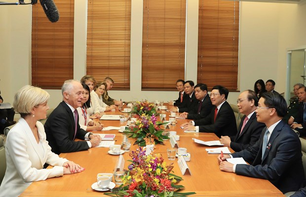 越南政府总理阮春福与澳大利亚总理马尔科姆·特恩布尔举行会谈 hinh anh 2