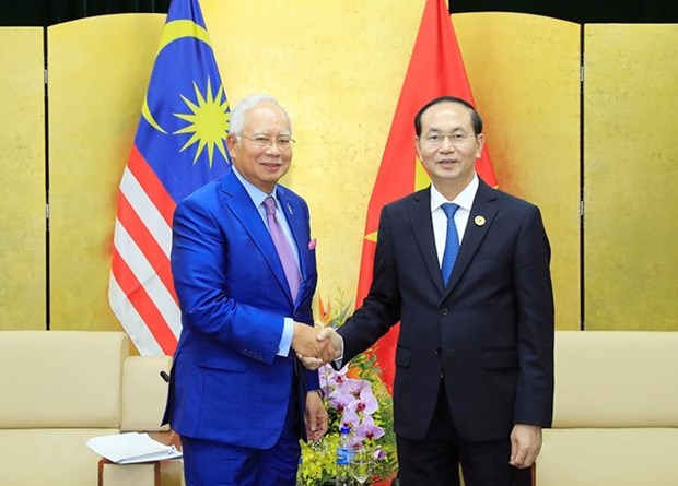 越南领导向马来西亚领导致贺信 庆祝两国建交45周年 hinh anh 1