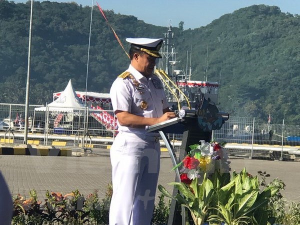 越南海军参加2018年科摩多多国海军联演 hinh anh 1